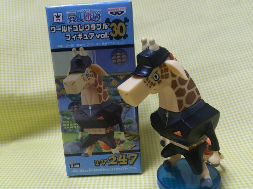 ワンピース コレクタブルvol 30 カク ジャブラ キリンさんが好きです でも Prize Castle 獲得プライズで作られる城 ゲームセンターの景品紹介 楽天ブログ