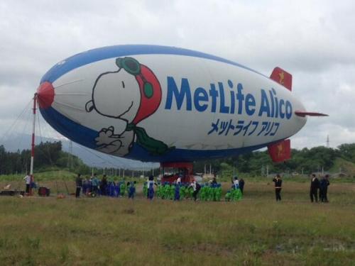 真近のど迫力 飛行船スヌーピーｊ号公開イベント 明日宮城県で開催 スヌーピーとっておきブログ 楽天ブログ