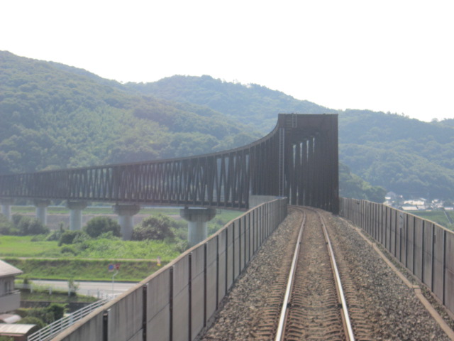 高梁川の鉄橋