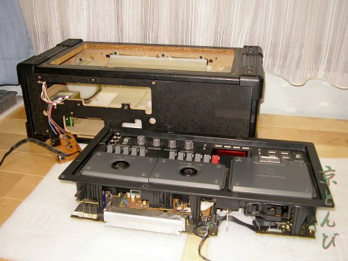 【機器修理】Panasonic RX-PA7 パーソナルPAシステム（CDラジカセ） | 音響機器修理「京とんび」 - 楽天ブログ