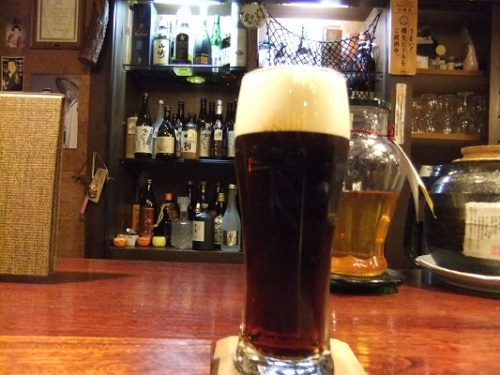 丹想庵健次郎＠浅草のビール20120213.JPG