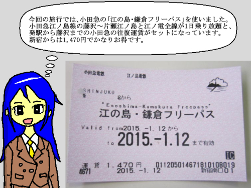 江の島鎌倉フリーパスで行く江ノ電 ときめき旅日記 楽天ブログ
