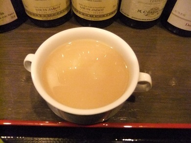 千住２丁目・ヴィノフルートの味噌汁20120213.JPG