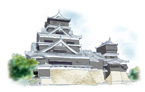 今日のイラストは お城です 江戸っ子通信 楽天ブログ