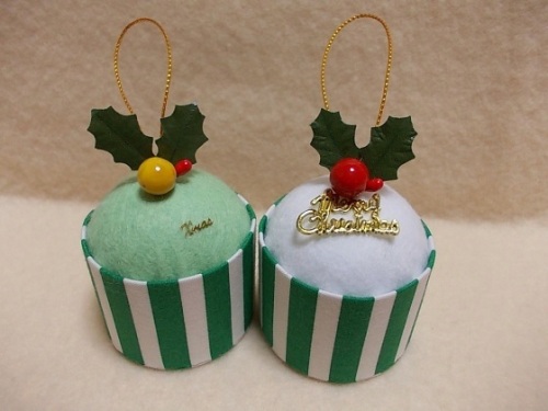 クリスマスオーナメント★カップケーキ | キラキラガールズのスイーツコレクション - 楽天ブログ