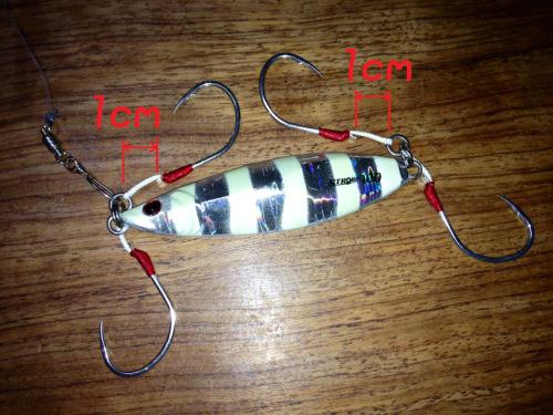 スロージギング 専用フック コレは使える トリニティの隠岐の島釣り日記 楽天ブログ