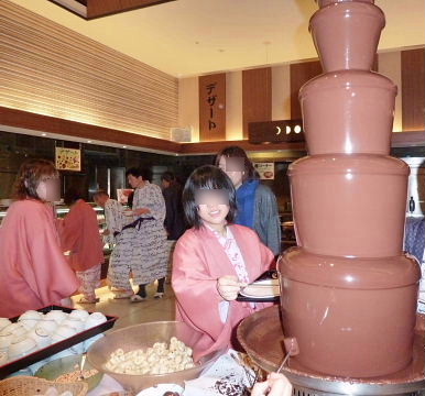 ホテル三日月のバイキングは最高 鬼怒川温泉よりチョコに飛び込みたい くまんちゅな日々 楽天ブログ