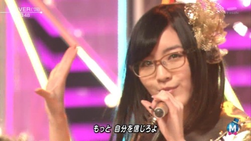 Ske48 Akb48 松井珠理奈 メガネ姿で復活 Mステ スーパーライブ13 ルゼルの情報日記 楽天ブログ