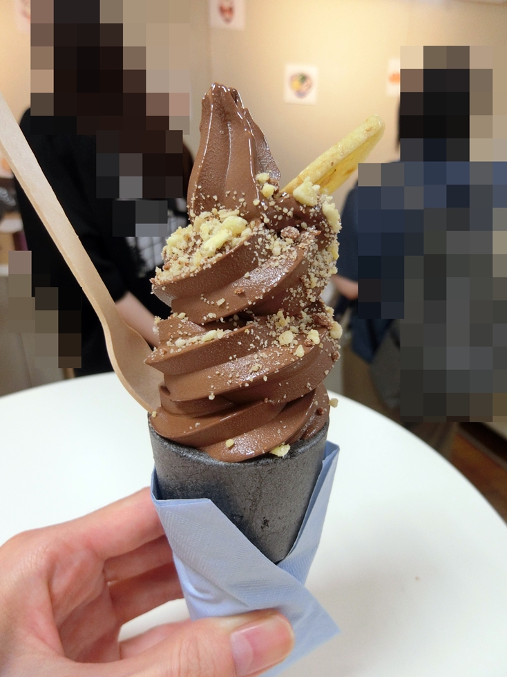 アンフィニ　チョコバナナソフト.JPG
