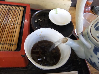 南花畑４丁目・そば政のそば湯