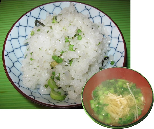 タラの芽ご飯