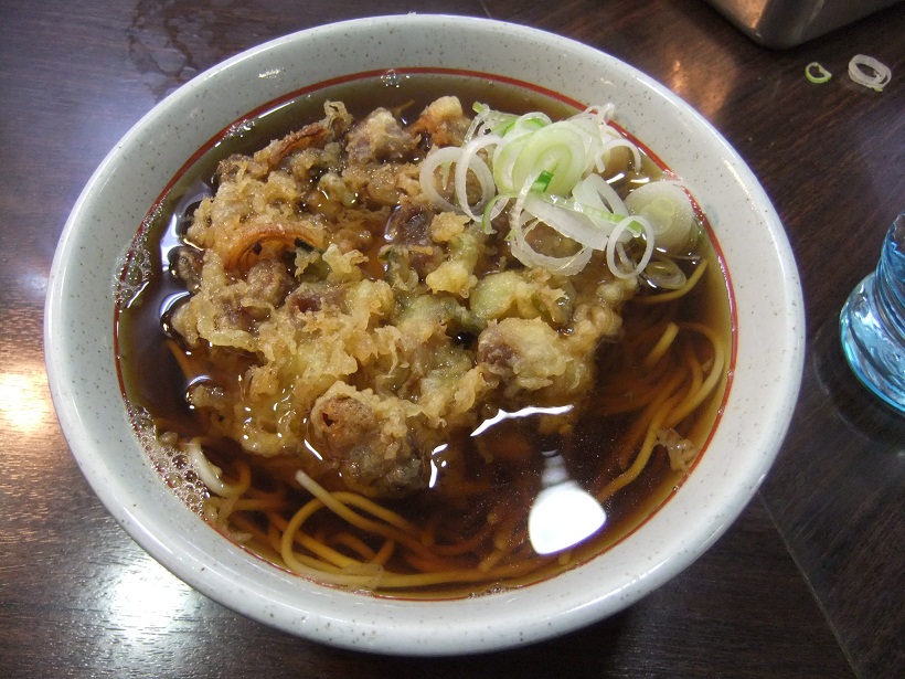 永坂更科布屋太兵衛 新宿地下鉄ビル店の肉天そば１20130217.JPG