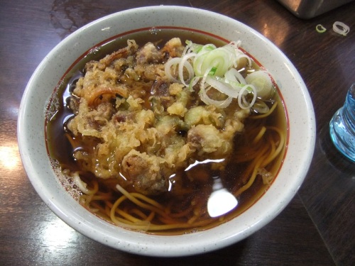 永坂更科布屋太兵衛 新宿地下鉄ビル店の肉天そば１20130217.JPG