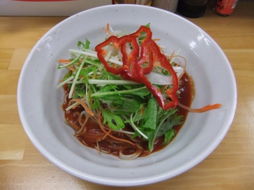 もも家＠宮ノ前のトマトそば１