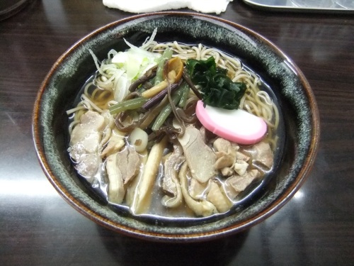 天狗そば＠山形の冷たい肉そば380円１