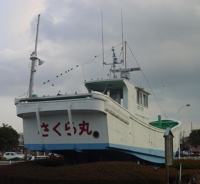 54さくら丸にはスズメがいっぱい