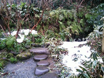 2 瑞泉寺　雪が残っています.JPG