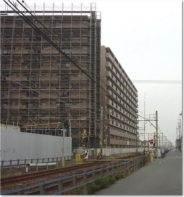 14沿線は工事.JPG