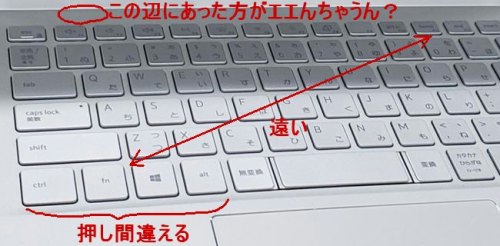 パソコンのキーボードのfnキー 何故あの位置にあるんでしょうか Thunderbolt 楽天ブログ