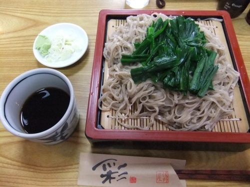 佐野屋そば店＠鹿沼のにらそば１