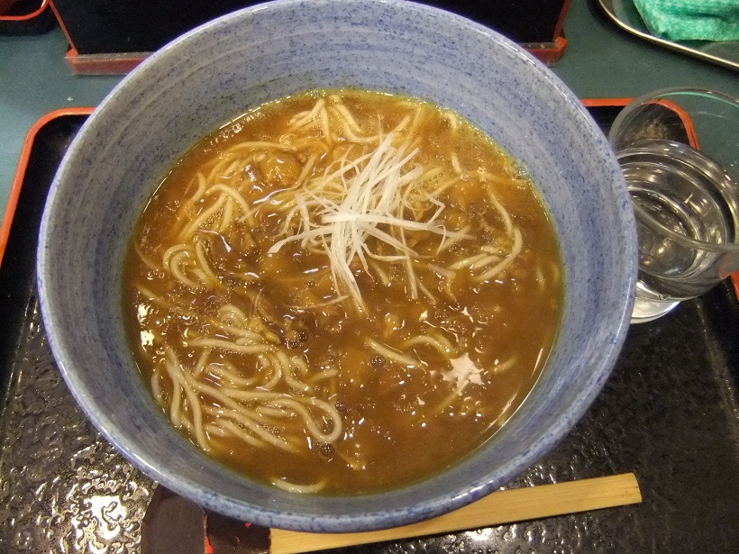 小諸そば＠新越谷駅のカレー南蛮そば１20130224.JPG