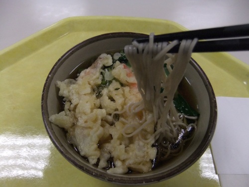 足立区役所職員食堂の天ぷらそば２20120606.JPG