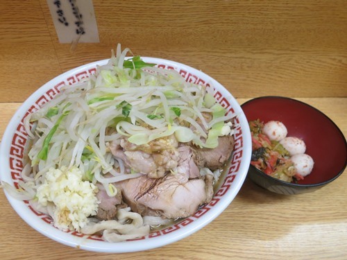 20151020_ラーメン二郎環七新代田店_小と博多辛～ず。うずら明太子.JPG