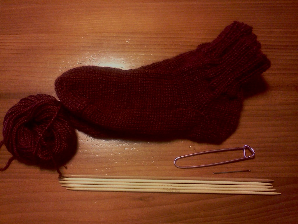 誰でも編めるソックス