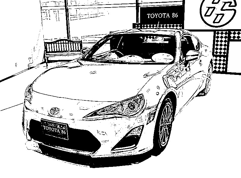トヨタ 86（ハチロク）イラスト風.jpg
