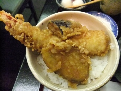 梅島１丁目・本郷の海老と野菜の天丼とそば２20121204.JPG