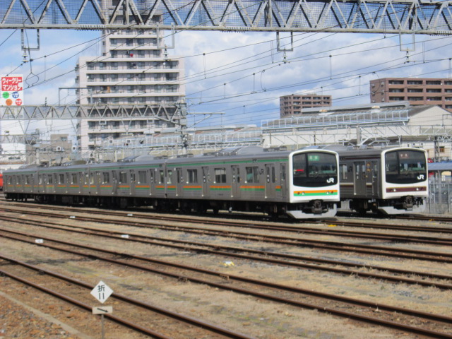 日光線と宇都宮線の205系