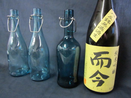 而今と空き瓶