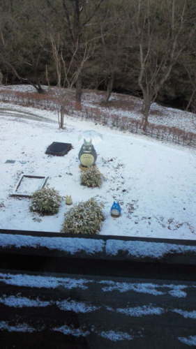 雪の上のトトロ