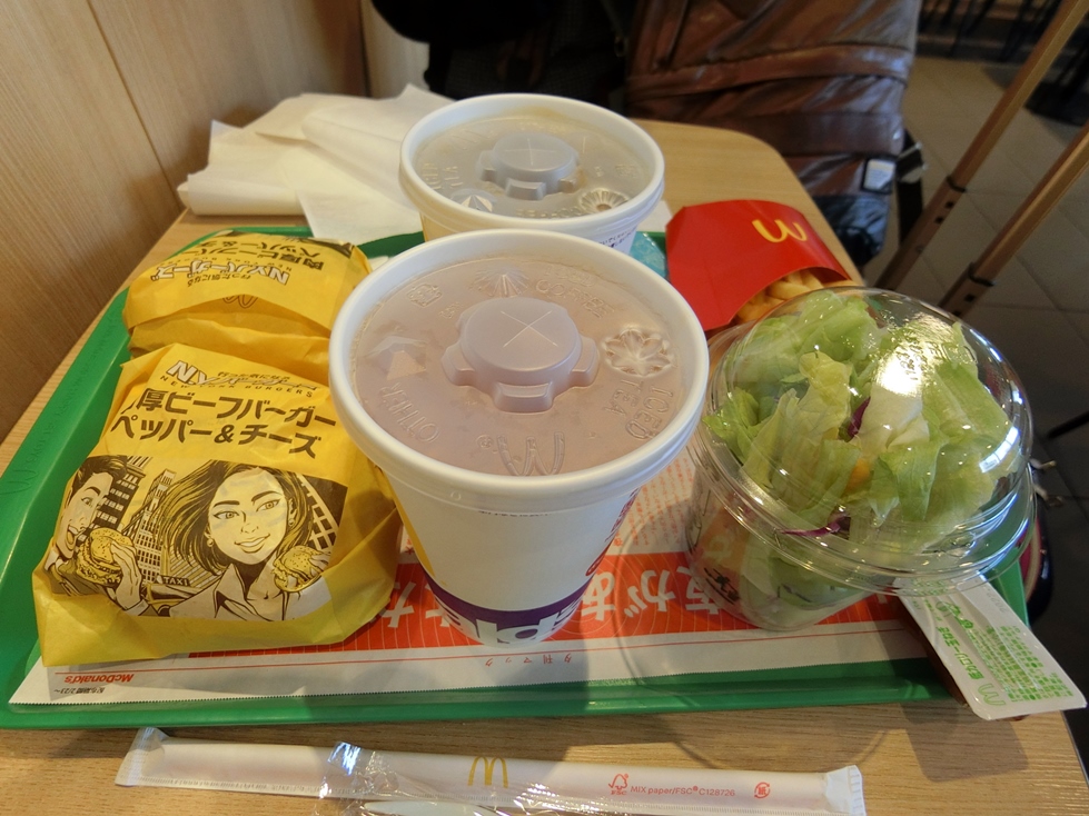 マクドナルド　肉厚ビーフバーガー　ペッパー＆チーズセット.JPG