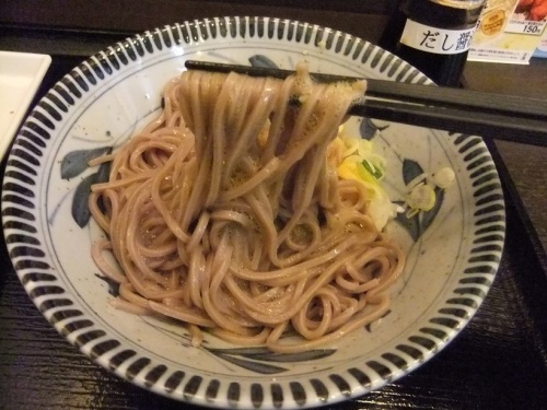 鶴兵衛＠京成八幡の釜玉そば