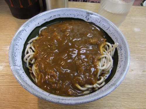 どん亭成増店のカレーそば１20120826.JPG