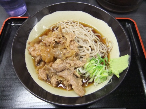 せんねんそば東武曳舟駅店の肉そば(冷)１