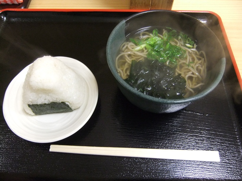 京そばまち家＠水天宮前の朝食セット１20130218.JPG