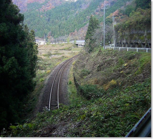 38見下ろす線路