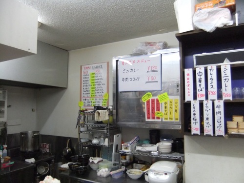 天狗そば＠山形の店内