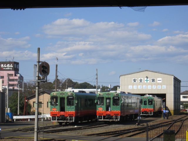 真岡駅構内のモオカ１４
