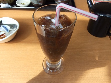 薩摩魚鮮UENO3153店＠上野のアイスコーヒー20121017.JPG