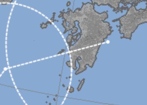 キャプチャ台風8号進路予報（7日21時の予報）.JPG