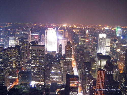 254_Night view from EMPIRE STATE BUILDING