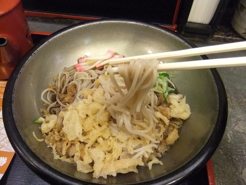 小諸そば日本橋本店の冷やしたぬきそば20140114.JPG