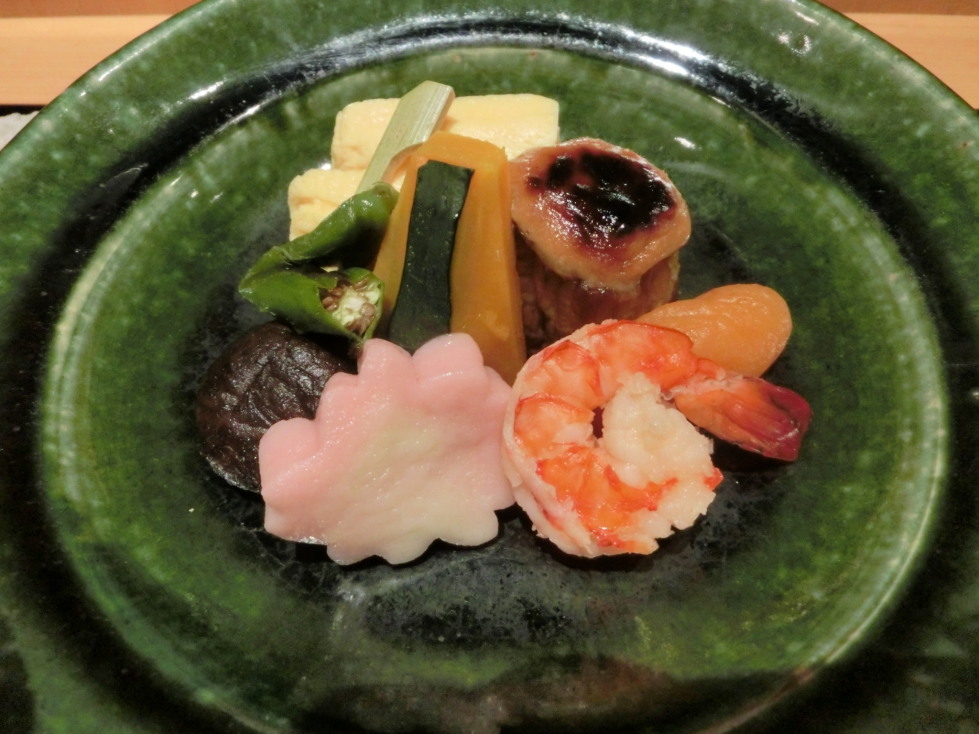 銀座うち山　鯛茶漬け　口取り.jpg