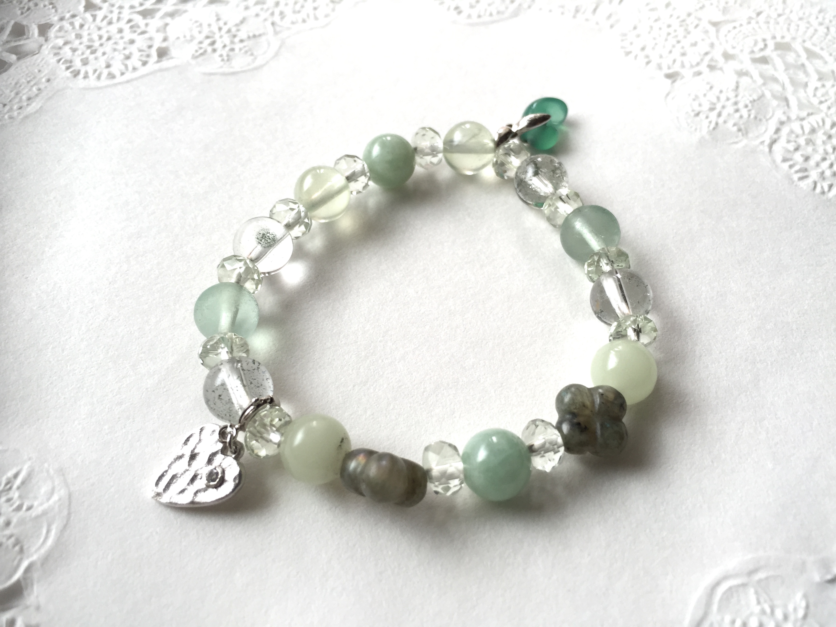 私物　グリーンブレスレット