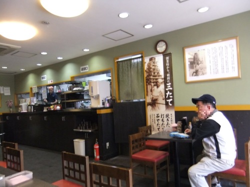 ゆで太郎本所吾妻橋店の店内