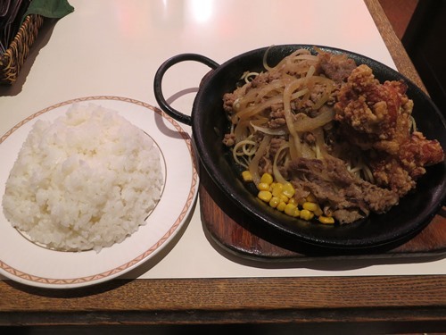 20151129_レストランカロリー_カロリー焼きダブルに塩からあげ、ライス大盛り.JPG