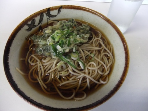 かずみ＠川崎大師の春菊天そば350円１